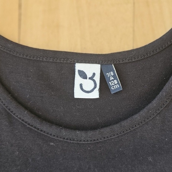 3 POMMES Girl's Dress with Glittery Feather Print, Sizes 7/8 128 cm - Picture 6 of 6